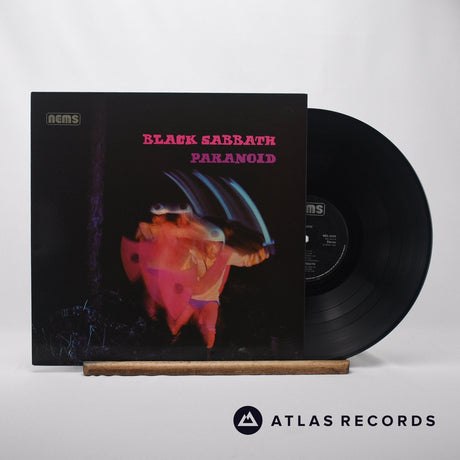 Black Sabbath Paranoid LP Vinyl Record - Front Cover & Record