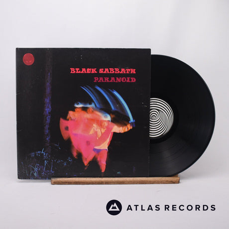 Black Sabbath Paranoid LP Vinyl Record - Front Cover & Record