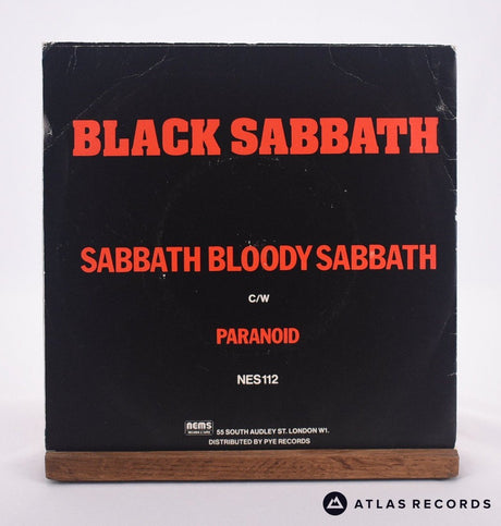 Black Sabbath - Paranoid - 7" Vinyl Record - VG/EX