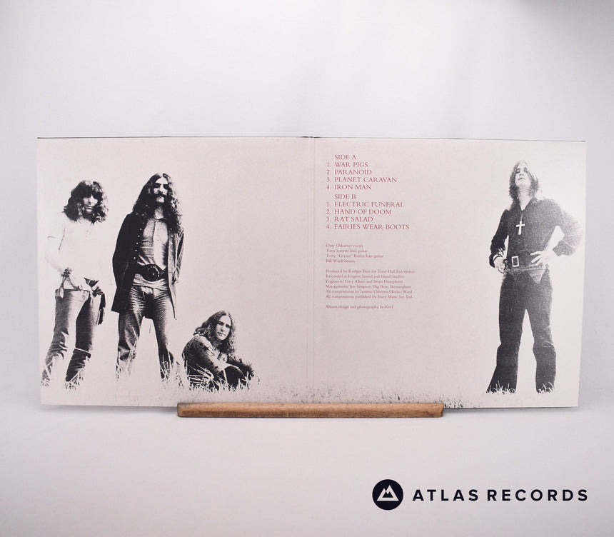 Black Sabbath - Paranoid - 180G Reissue Gatefold A1 B1 LP Vinyl Record - EX/EX