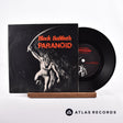 Black Sabbath Paranoid 7" Vinyl Record - Front Cover & Record