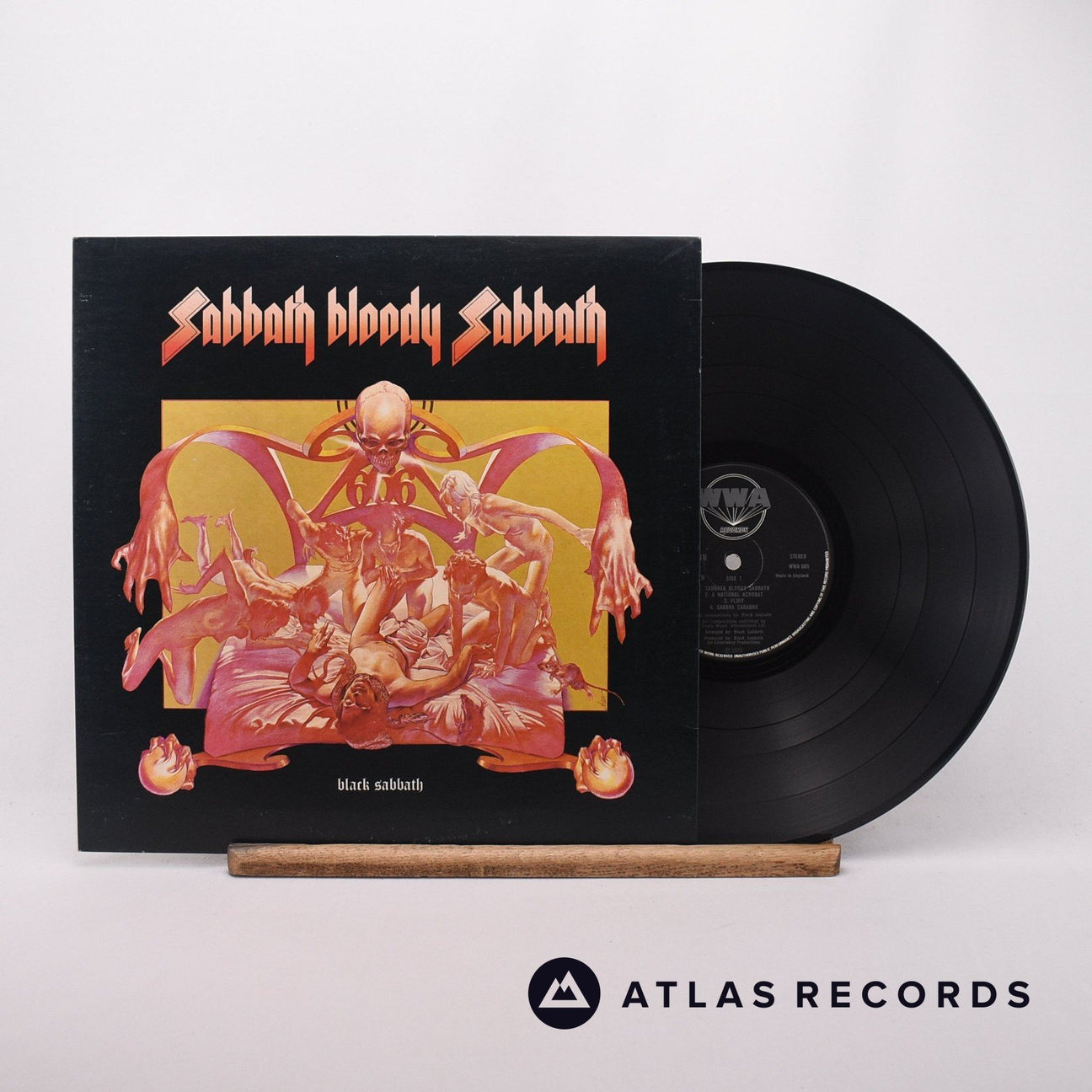 Black Sabbath Sabbath Bloody Sabbath LP Vinyl Record - Front Cover & Record