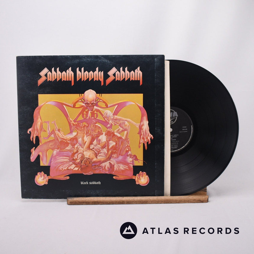 Black Sabbath Sabbath Bloody Sabbath LP Vinyl Record - Front Cover & Record