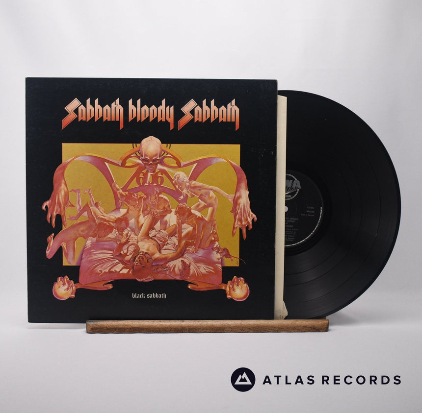 Black Sabbath Sabbath Bloody Sabbath LP Vinyl Record - Front Cover & Record