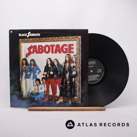 Black Sabbath Sabotage LP Vinyl Record - Front Cover & Record