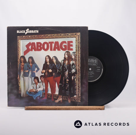 Black Sabbath Sabotage LP Vinyl Record - Front Cover & Record