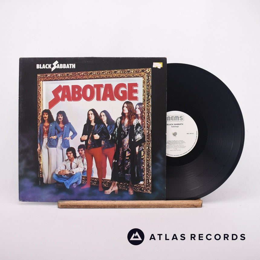 Black Sabbath Sabotage LP Vinyl Record - Front Cover & Record