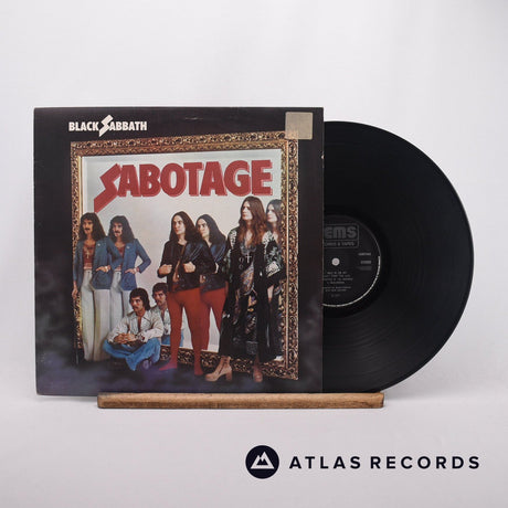 Black Sabbath Sabotage LP Vinyl Record - Front Cover & Record