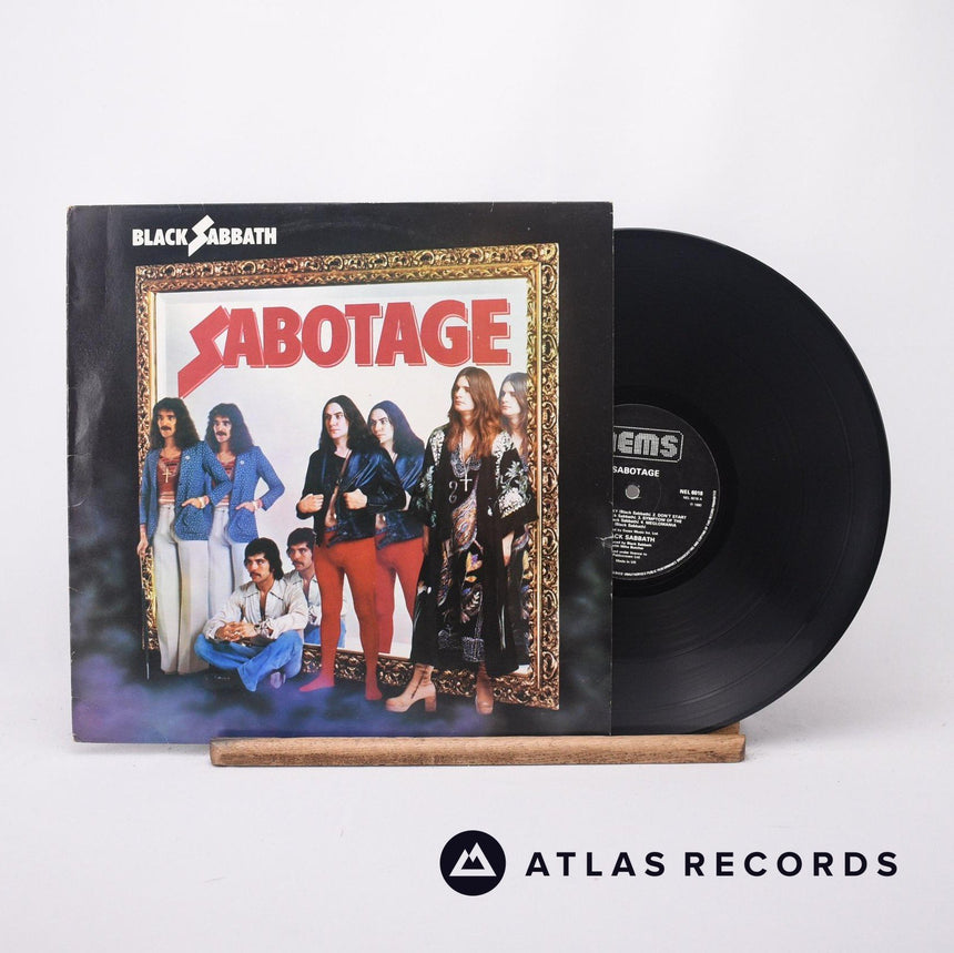Black Sabbath Sabotage LP Vinyl Record - Front Cover & Record