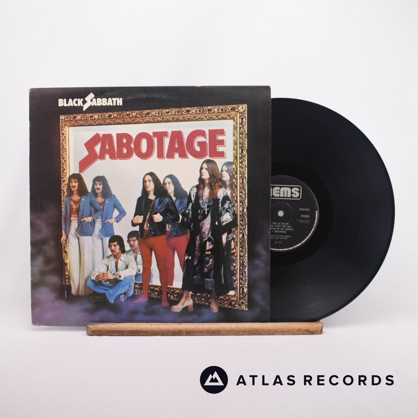 Black Sabbath Sabotage LP Vinyl Record - Front Cover & Record