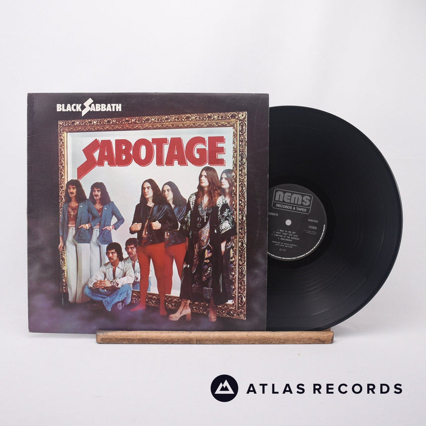 Black Sabbath Sabotage LP Vinyl Record - Front Cover & Record