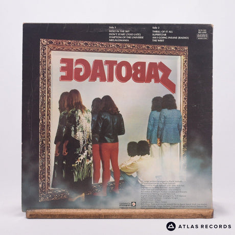 Black Sabbath - Sabotage - First Press 1Y//2 2Y//1 LP Vinyl Record - VG/VG+