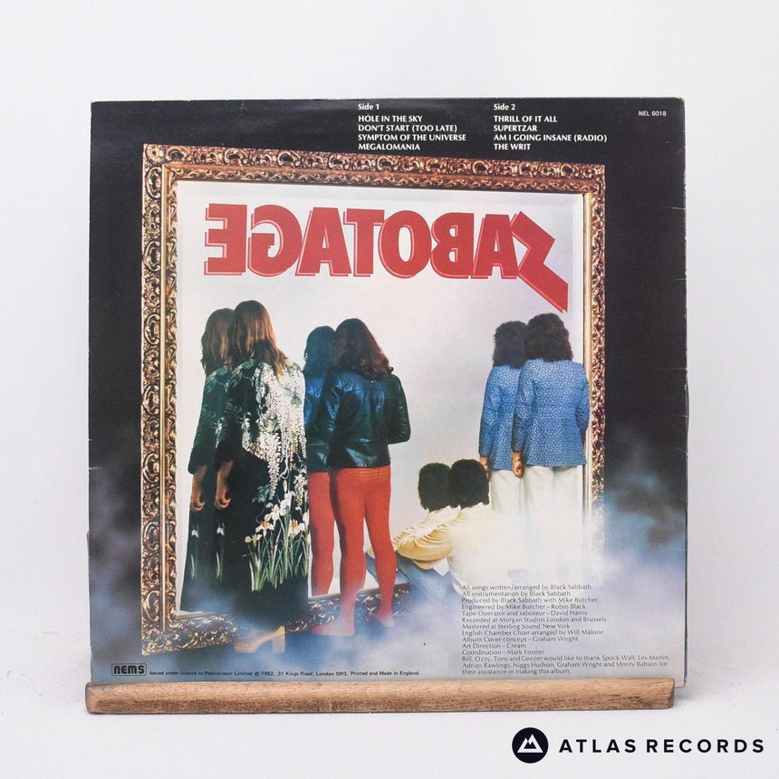 Black Sabbath - Sabotage - Reissue LP Vinyl Record - VG+/EX