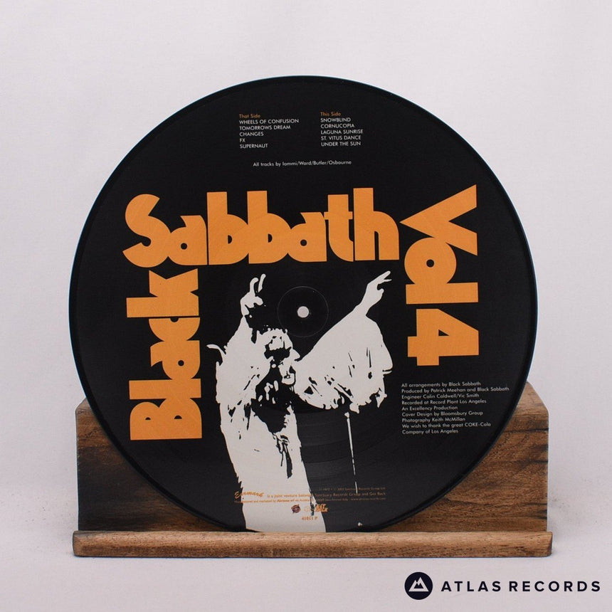 Black Sabbath - Vol 4 - Picture Disc Reissue Italy /A /A LP Vinyl Record - NM