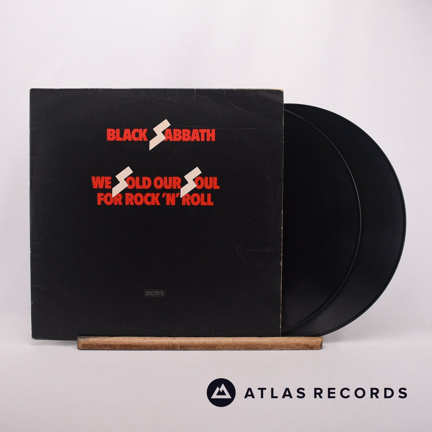 Black Sabbath We Sold Our Soul For Rock 'N' Roll 2 x LP Vinyl Record - Front Cover & Record