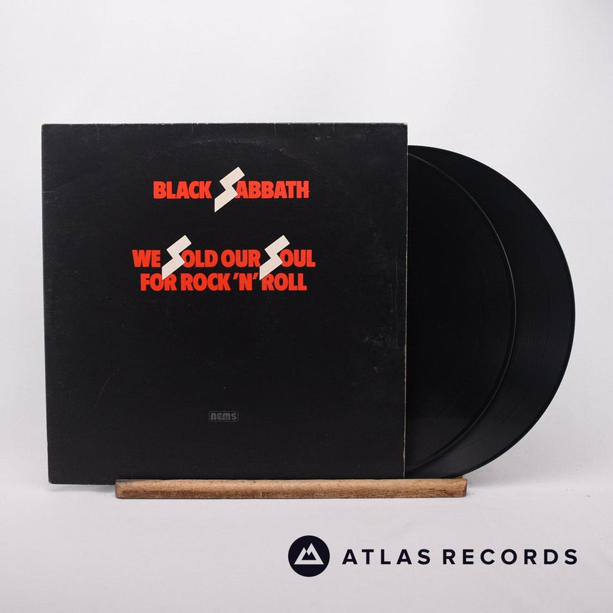 Black Sabbath We Sold Our Soul For Rock 'N' Roll 2 x LP Vinyl Record - Front Cover & Record