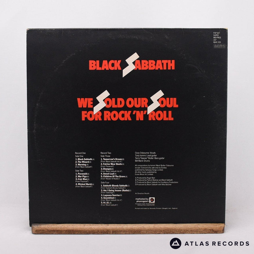 Black Sabbath - We Sold Our Soul For Rock 'N' Roll - 2 x LP Vinyl Record