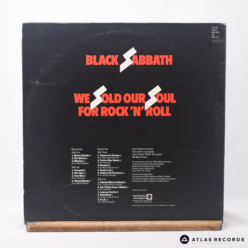 Black Sabbath - We Sold Our Soul For Rock 'N' Roll - Double LP Vinyl Record