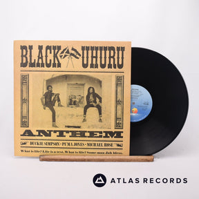 Black Uhuru Anthem LP Vinyl Record - Front Cover & Record