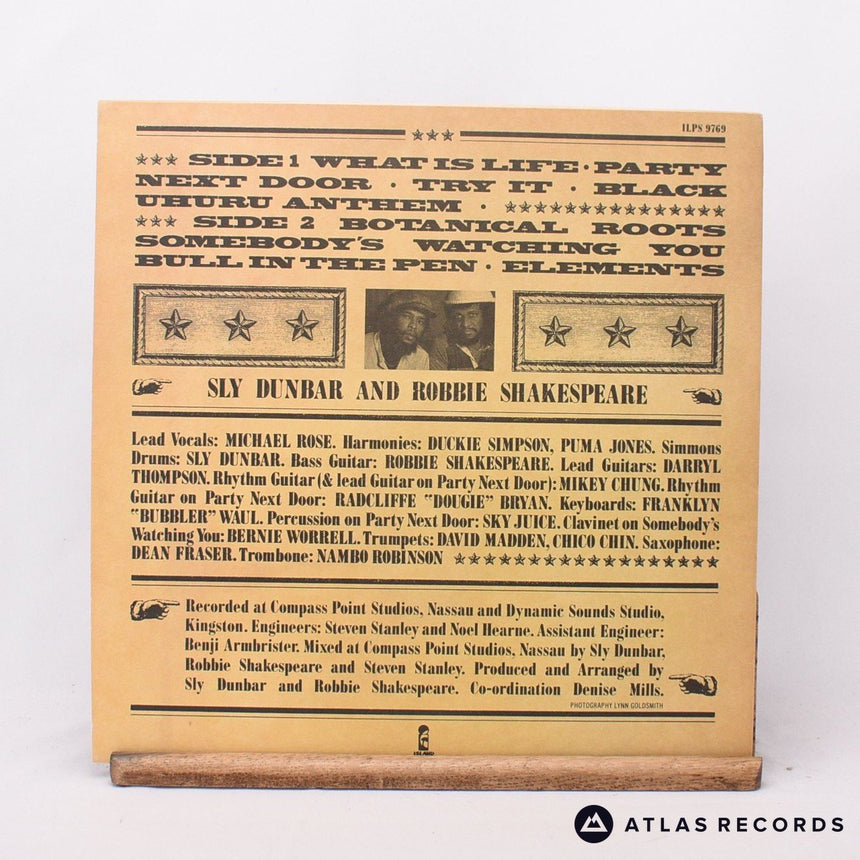 Black Uhuru - Anthem - A-1 B-1 LP Vinyl Record - NM/EX