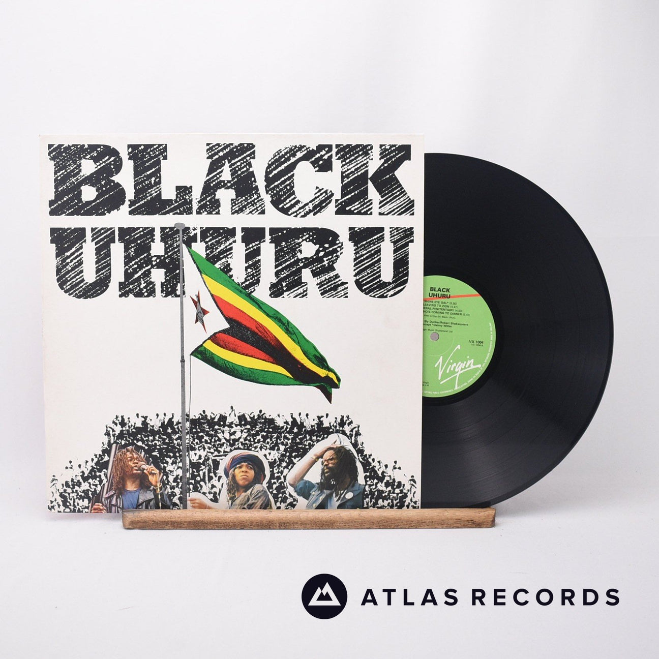 Black Uhuru Black Uhuru LP Vinyl Record - Front Cover & Record