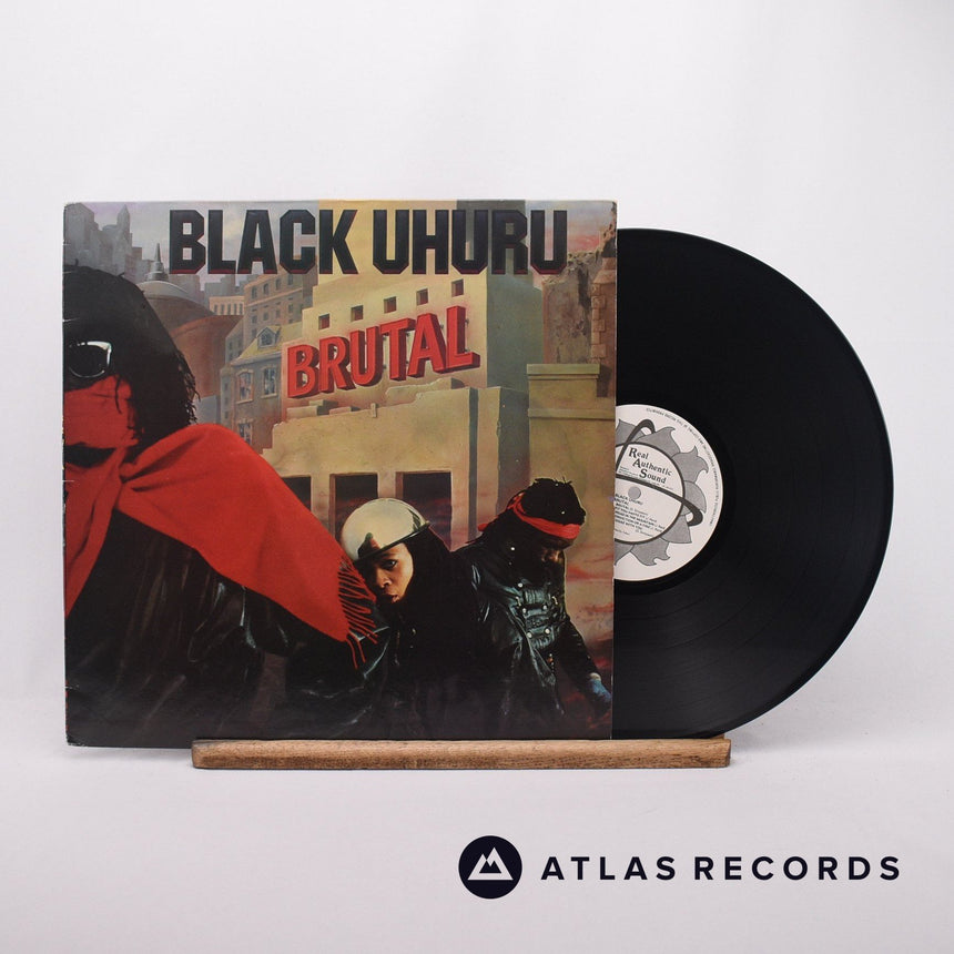 Black Uhuru Brutal LP Vinyl Record - Front Cover & Record