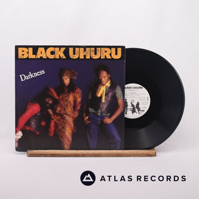 Black Uhuru Darkness 10" Vinyl Record - Front Cover & Record