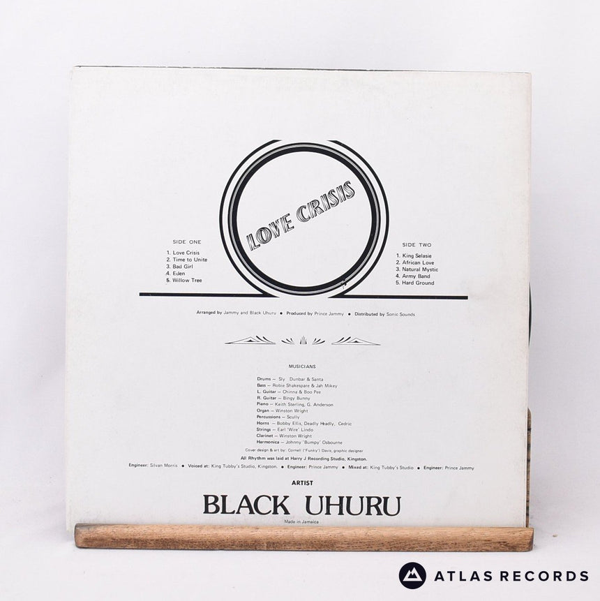 Black Uhuru - Love Crisis - Reissue Jamaica LP Vinyl Record - VG+/VG+