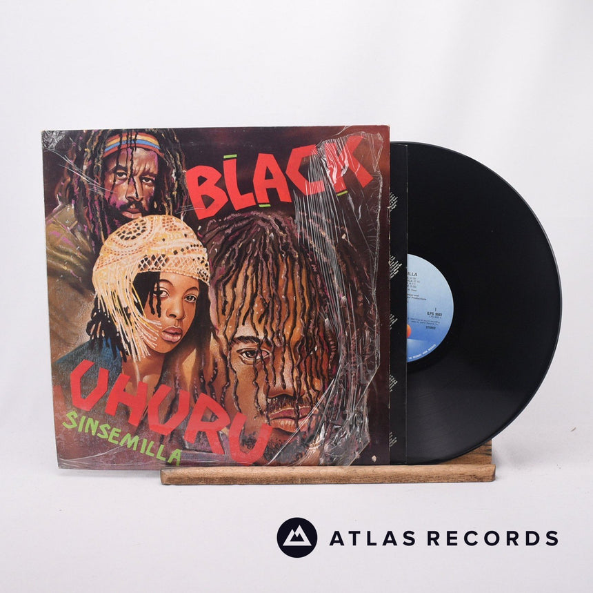 Black Uhuru Sinsemilla LP Vinyl Record - Front Cover & Record