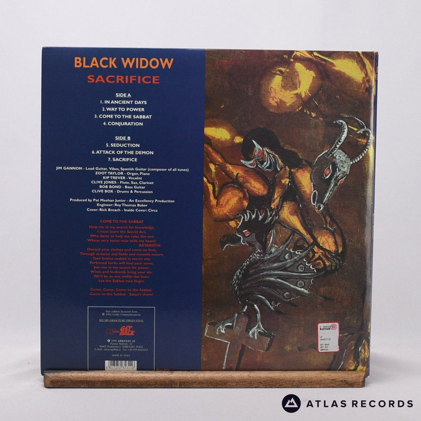 Black Widow - Sacrifice - 180G Reissue Gatefold LP Vinyl Record - VG+/VG+