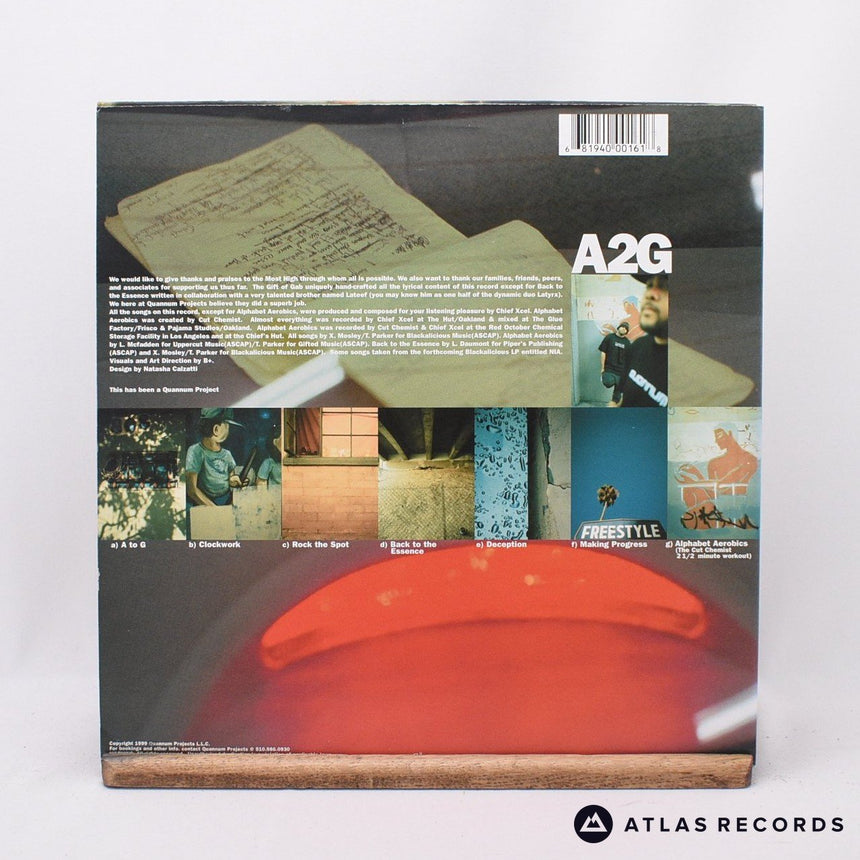 Blackalicious - A2G EP - Reissue Us 12" Vinyl Record - VG+/EX