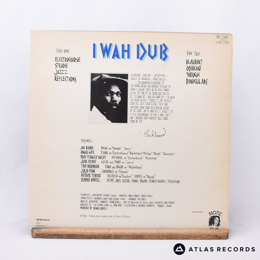 Blackbeard - I Wah Dub - A-1 B-1 LP Vinyl Record - EX/EX