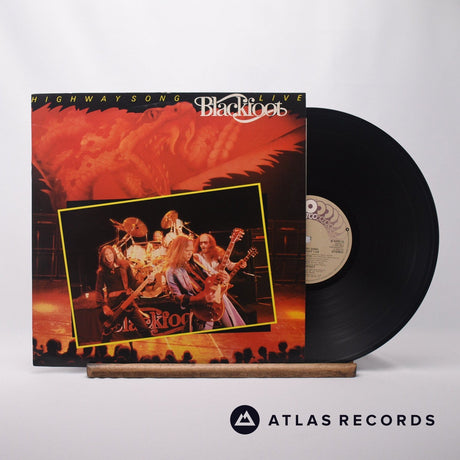 Blackfoot Highway Song Live LP Vinyl Record - Front Cover & Record