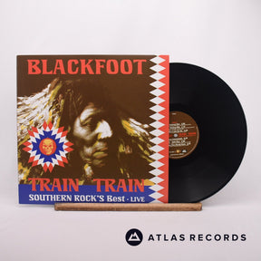 Blackfoot Train Train Southern Rock's Best • Live LP Vinyl Record - Front Cover & Record
