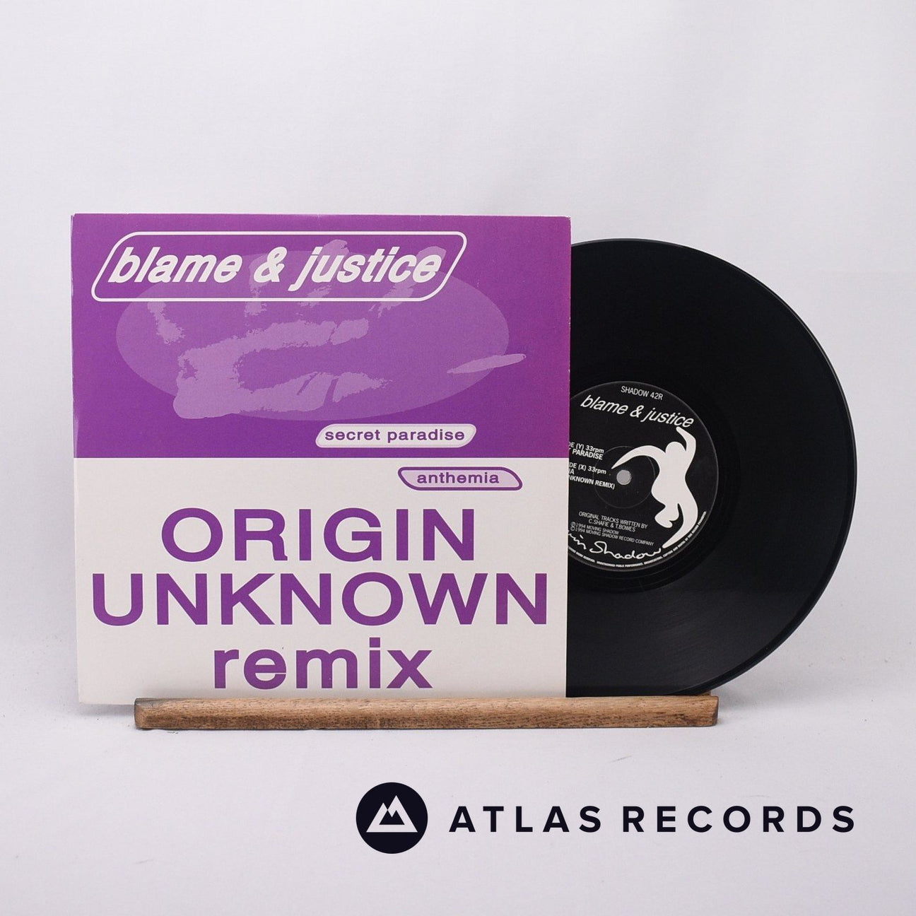 Blame & Justice Anthemia 10" Vinyl Record - Front Cover & Record