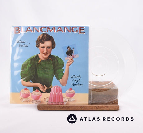 Blancmange Blind Vision 7" Vinyl Record - Front Cover & Record