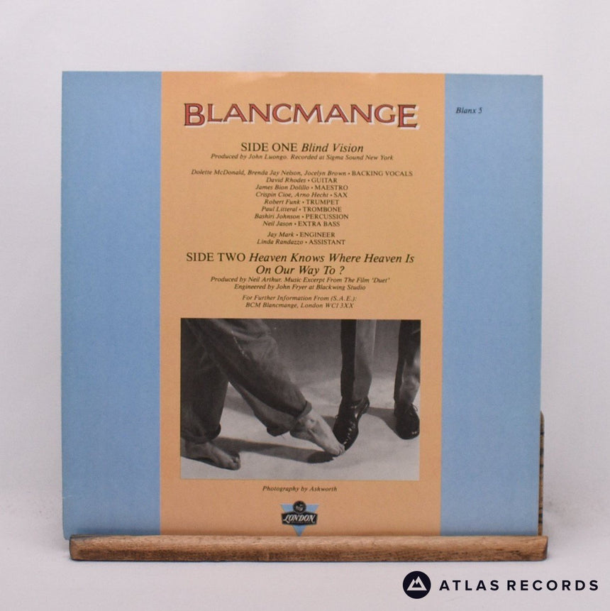 Blancmange - Blind Vision - 12" Vinyl Record - EX/VG+