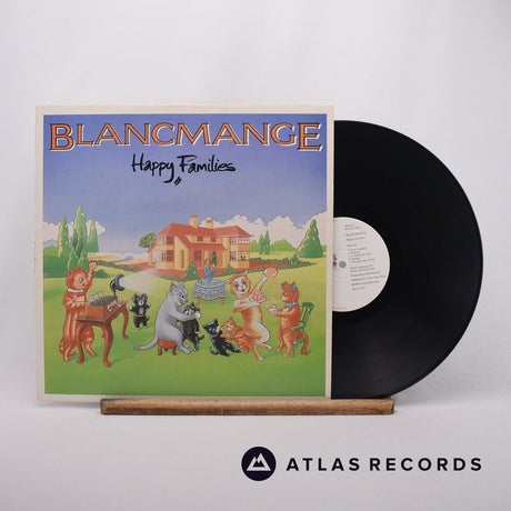 Blancmange Happy Families LP Vinyl Record - Front Cover & Record