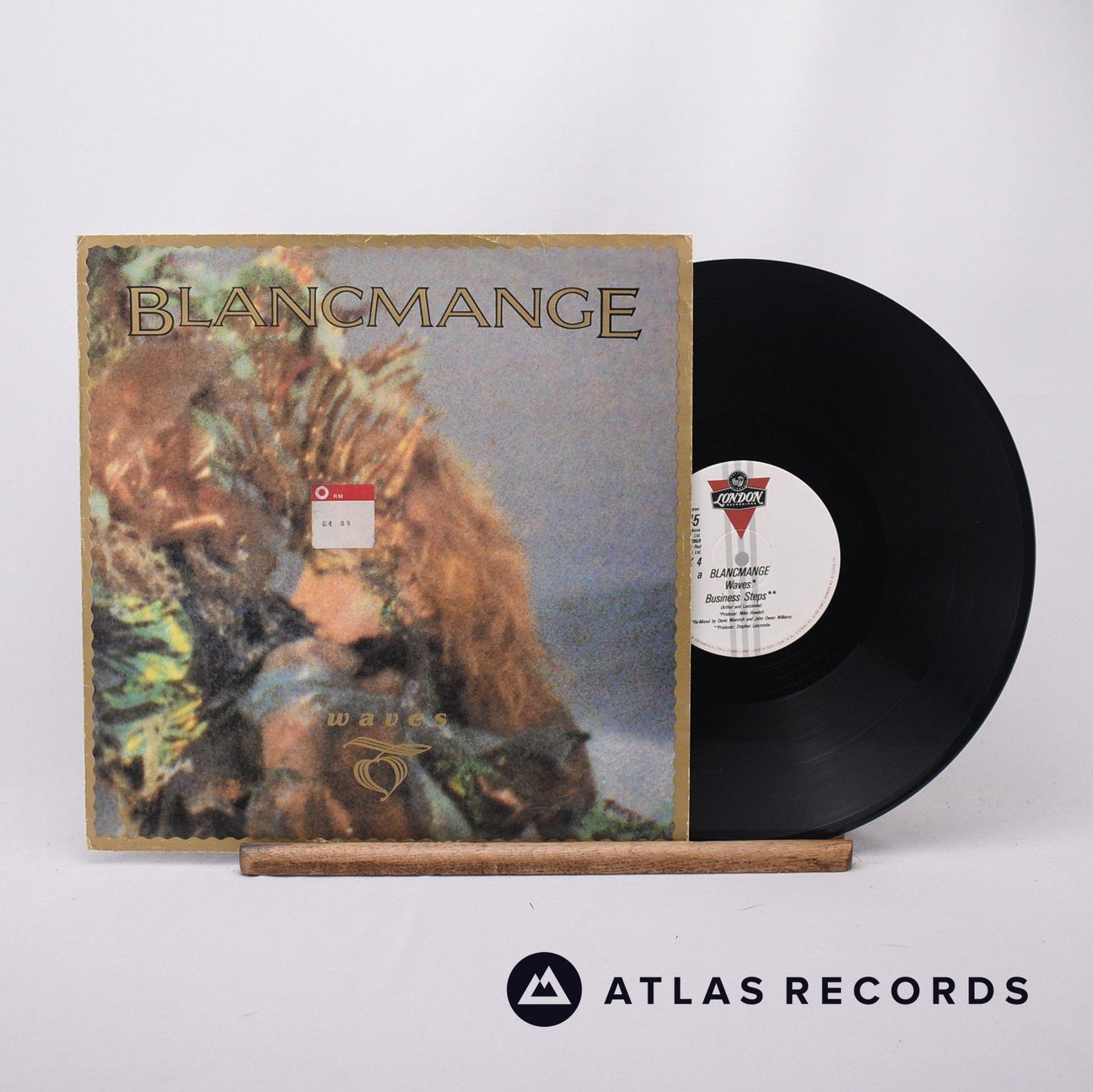 Blancmange Waves 12" Vinyl Record - Front Cover & Record