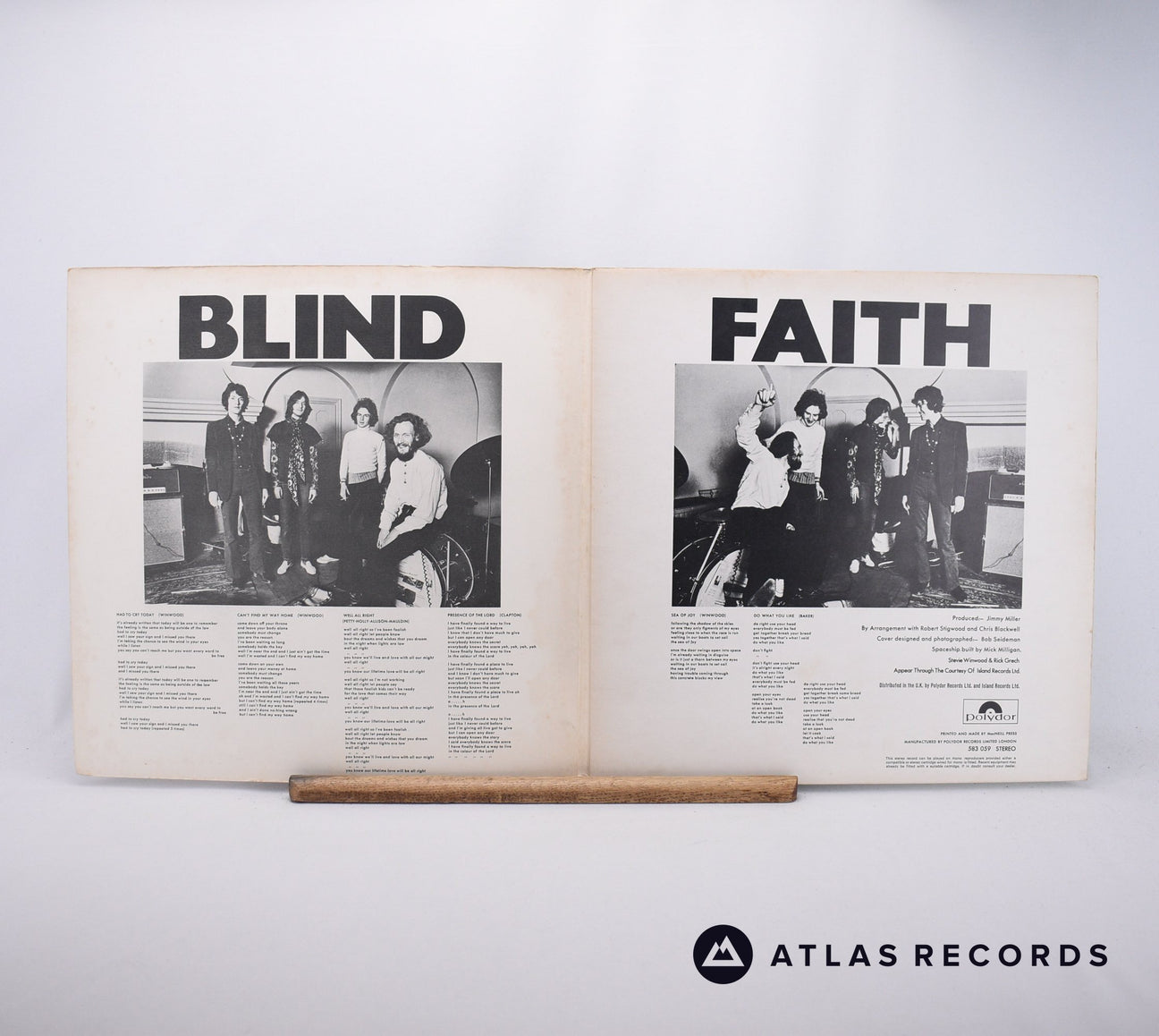 Blind Faith Blind Faith LP Vinyl Record - Front Cover & Record