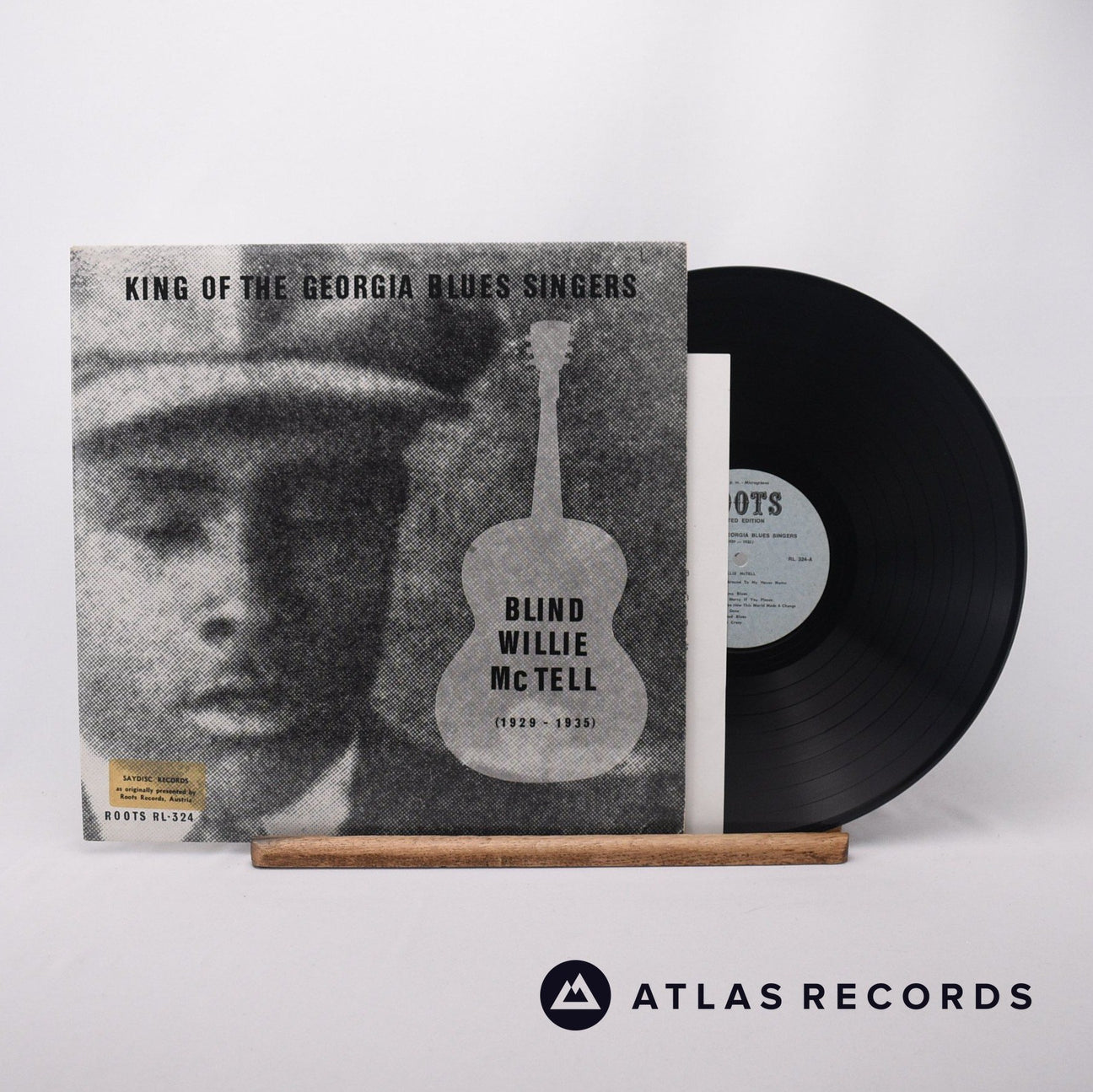 Blind Willie McTell King Of The Georgia Blues Singers LP Vinyl Record - Front Cover & Record