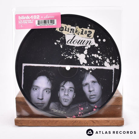 Blink-182 Down 7" Vinyl Record - Front Cover & Record