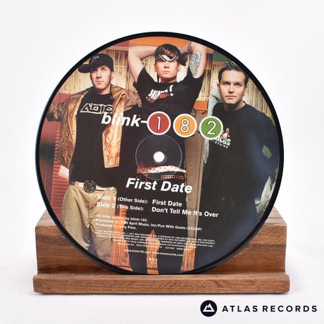 Blink-182 - First Date - Picture Disc 7" Vinyl Record - EX/VG+