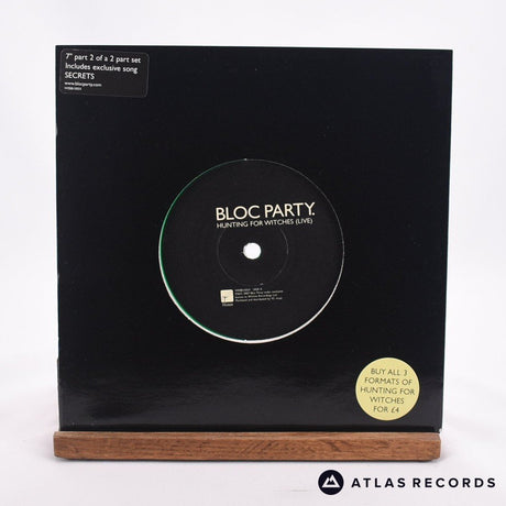 Bloc Party Hunting For Witches 7" Vinyl Record - Front Cover & Record