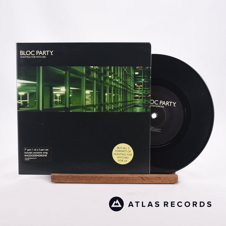 Bloc Party Hunting For Witches 7" Vinyl Record - Front Cover & Record