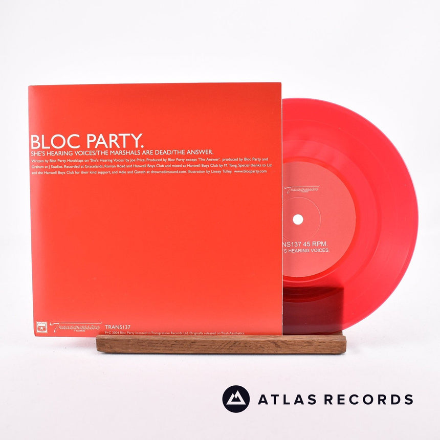 Bloc Party She's Hearing Voices 7" Vinyl Record - Front Cover & Record