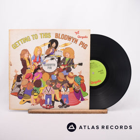 Blodwyn Pig Getting To This LP Vinyl Record - Front Cover & Record