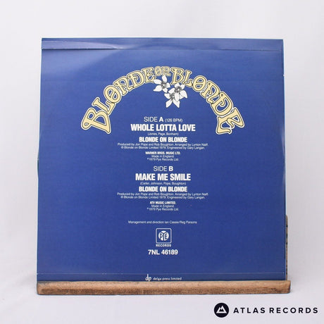 Blonde On Blonde - Whole Lotta Love - 12" Vinyl Record - EX/EX