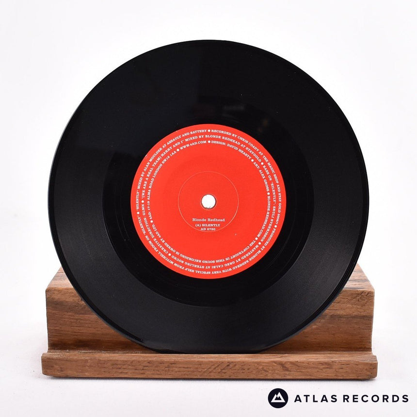 Blonde Redhead - Silently - Embossed Sleeve 7" Vinyl Record - NM/VG+