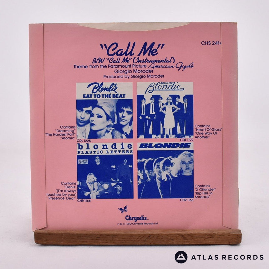 Blondie - Call Me - 7" Vinyl Record - EX/EX